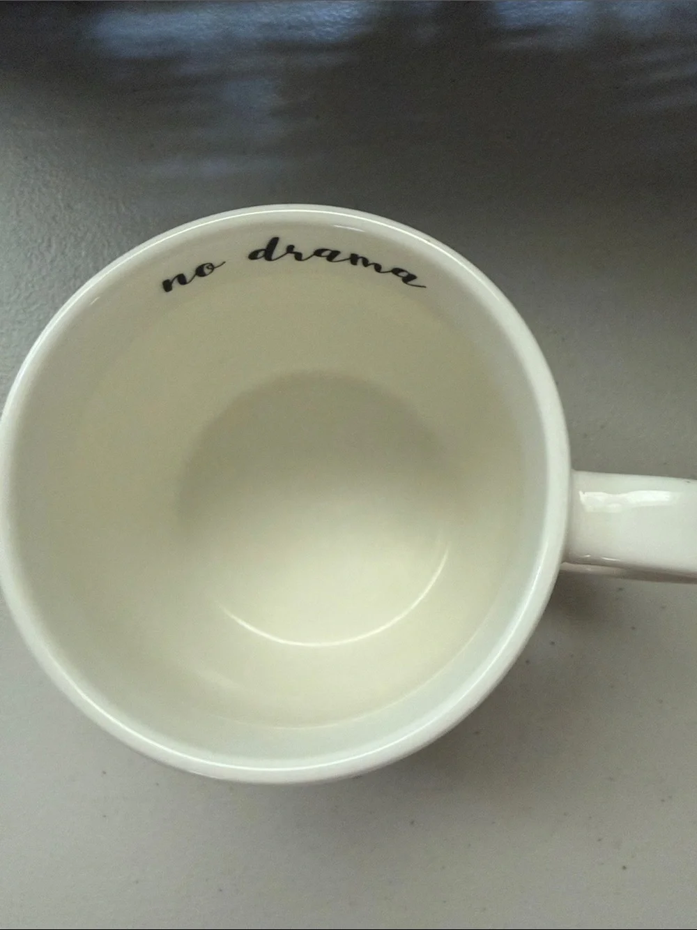 Opalhouse White Porcelain Mug with Gray Llama and Floral Motif - No Drama Llama